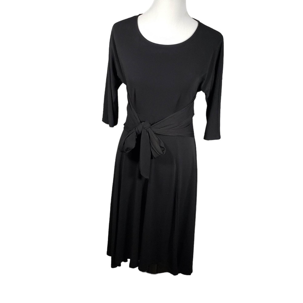 Signature by Robbie Bee Women's size Small High-Low Black Dress